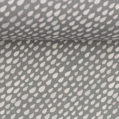 Jersey "Let´s rain again" Tropfen grau